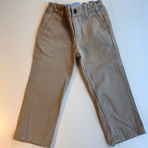Janie and Jack Tan Classic Fit Pants - 2T